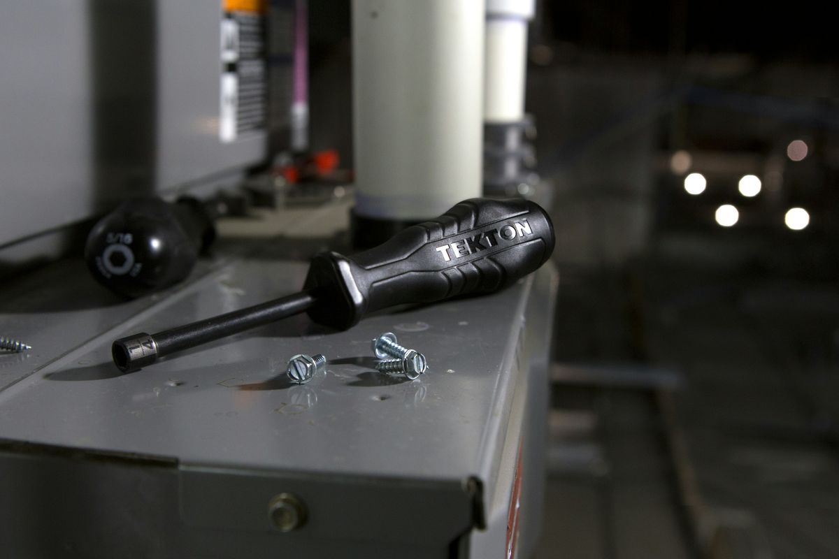 Outillage professionnel sur un chantier